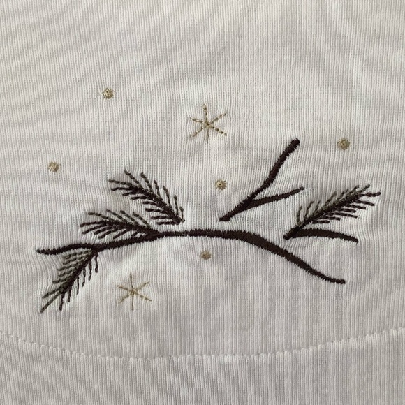 Christopher & Banks Women’s White, Red, Brown Bird 3/4 Sleeve Top Size M - Picture 9 of 11